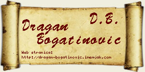 Dragan Bogatinović vizit kartica